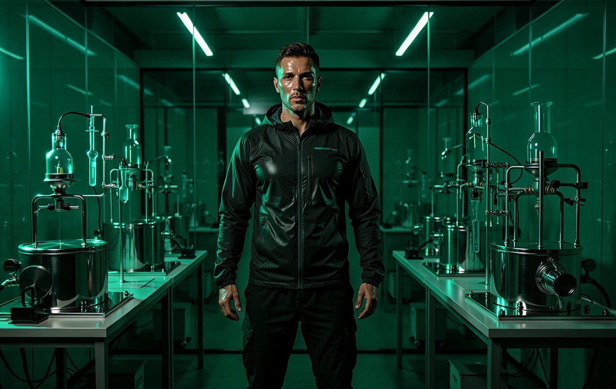 Biohacking Männer Laboratory Ambiente